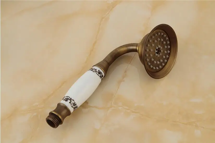 encanamento chuveiro de bronze titular chuveiro de mão