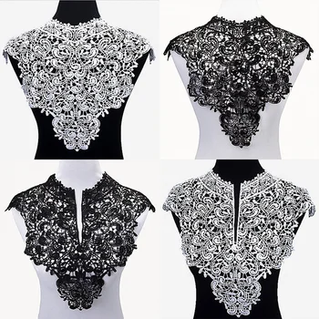 

2pcs/lot 4styles lace trim black white african lace fabric for dress skirt home decoration accesories TX948