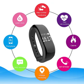 

Waterproof Pedometer Fitness Calorie Monitor Sleep Monitoring Running Sport Step Counter Gym Wristband Watch for Adult Children