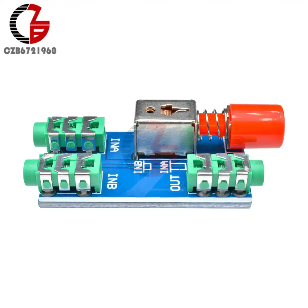 Audio Switching Board 3.5mm Audio Input A//B Group Input Switch Select Output
