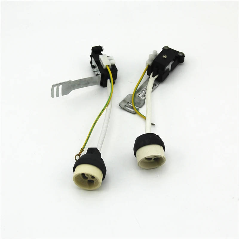 

2PCS gu10 Socket Base Connector Stand Ceramic Lamp wiring For GU10 Base Halogen Socket or GU10 Led Bulb