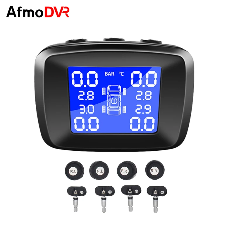 AfmoDVR Автомобильная безопасность Tpms датчик давления в шинах Мониторинг системы