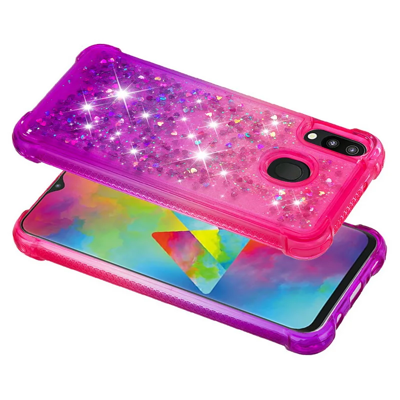 Жидкий блеск ТПУ чехол для iPhone 6 s 6 7 8 плюс XR XS Max X Мягкая обложка для samsung M10 M20 S8 S9 S10 плюс S10E A9 A7 j4 j6