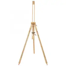 Портативный Буковый складной мольберт с гладкой поверхностью, инструмент для рисования, складной мольберт