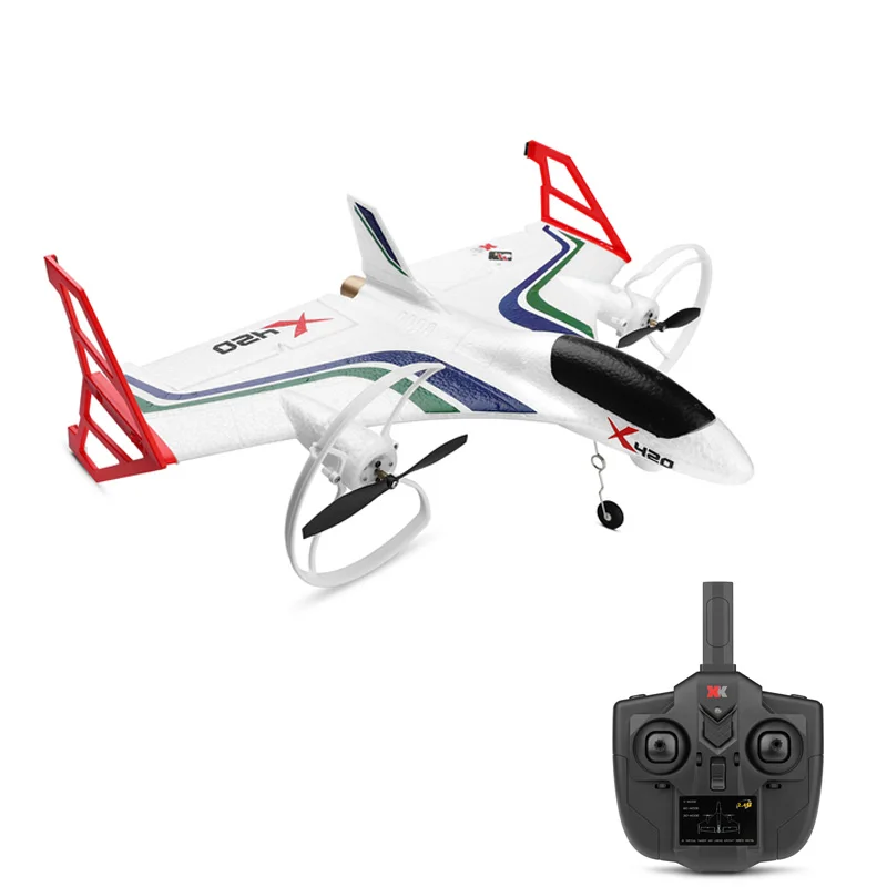 2019 New Wltoys Xk X420 RC Airplane 6CH 3d/6g Takeoff And Landing Stunt Remote Control Airplane
