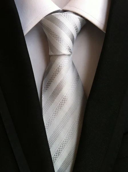 Новинка года, брендовые шелковые мужские галстуки, галстук на шею, 20 стильных галстуков в полоску для мужчин, деловой Свадебный костюм жаккардовый плетеный галстук Corbatas - Цвет: T 5