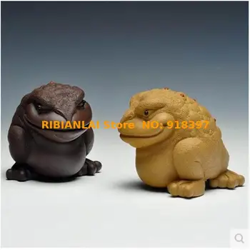 

Ribianlai Purple Clay Yixing tea tool handmade pet sculpture decoration