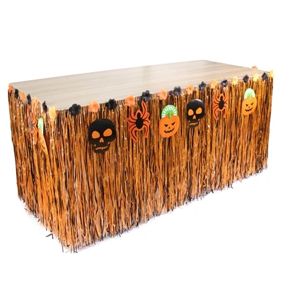 diy grass table skirt