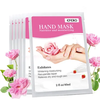 

EFERO Exfoliating Hand Mask Wax Peel Hand Care Moisturizing Spa Gloves Whitening Hand Cream Hand Scrub Remove Dead Skin Care K66