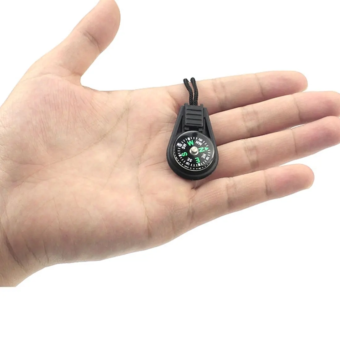 

1 PCS Camping Equipment Mini Bussola Navigator for Camping Caving Hiking Hiker with Sling/Lanyard