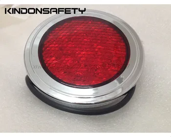 

2pcs Free shipping! E-marked 95mm 3.74 inch Rear Fog lamp with chromed ring, Auto Lighting, with 18pcs LED, DC12V or 24V