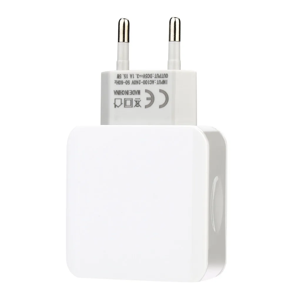 3 Ports 3.1A Triple USB Port Wall Home Travel AC Charger Adapter EU Plug Mobile Phone Charger For iphone X For Samsung