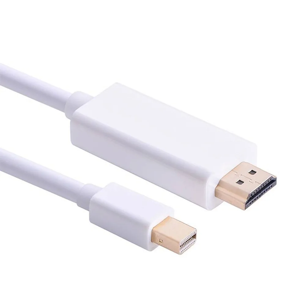 Mini display порт к HDMI кабель 4K 1080P DP к HDMI Кабельный адаптер Thunderbolt HDMI конвертер для MacBook Air