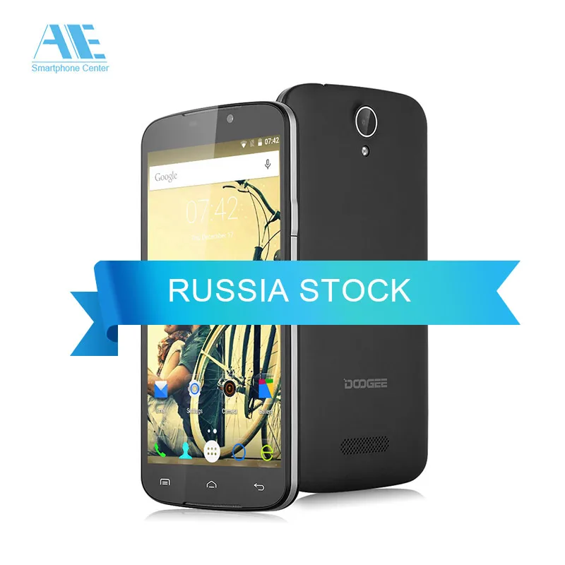 Оригинал DOOGEE X6 MTK6580 4 ядра смартфон 5 дюйма 1280*720 Android 1 сотовый телефон 3000 mAh