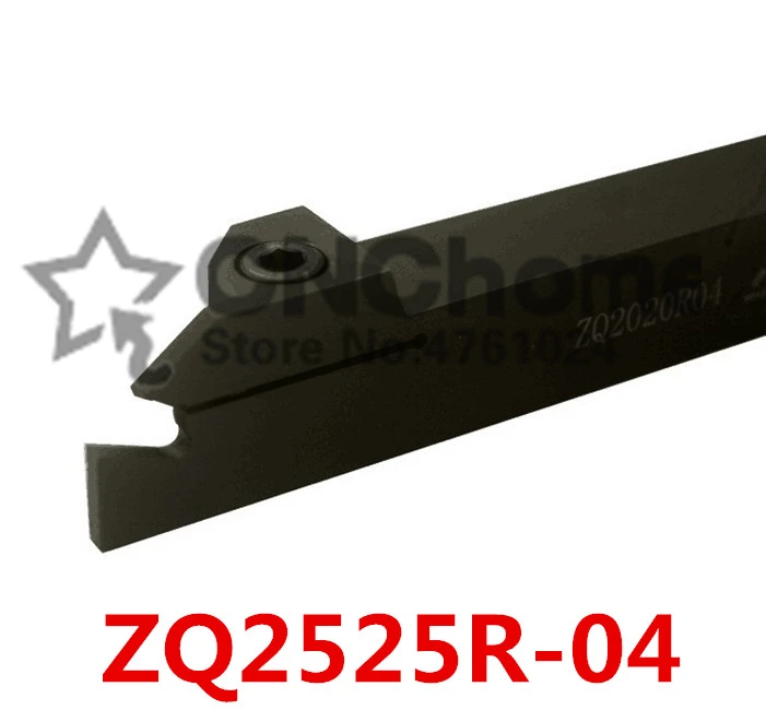 

ZQ2525R-4 25mm External Grooving Holder Cut-Off Slotting Cutter 4mm suit for SP400,boring Bar,cnc,machine,cutting