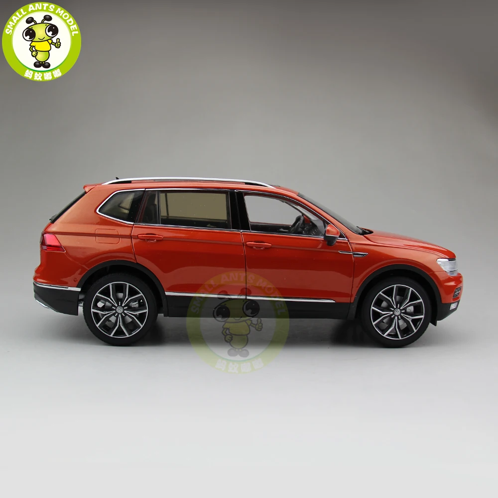 1/18 Ti guan L SUV литая модель металлическая модель автомобиля SUV Подарочная коллекция хобби оранжевый