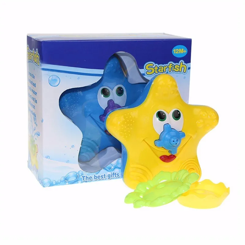 Детские Ванная комната Веселые водные Starfish электронные игрушки для ванной