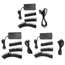 ALLOYSEED Универсальный Питание мощностью 96W 12 V-24 V Регулируемый Портативный Зарядное устройство 34 съемные заглушки разъемы для ноутбука новейший микро-usb адаптер