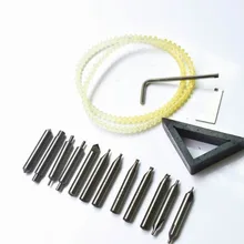 Весь набор фрез с запасной частью для вертикального ключа режущий станок слесарные инструменты фрезы сверла стальная дрель