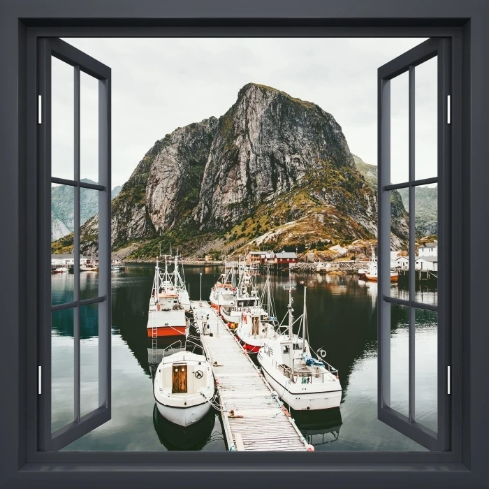 wall-murals-black-window-open-landscape-norway.jpg