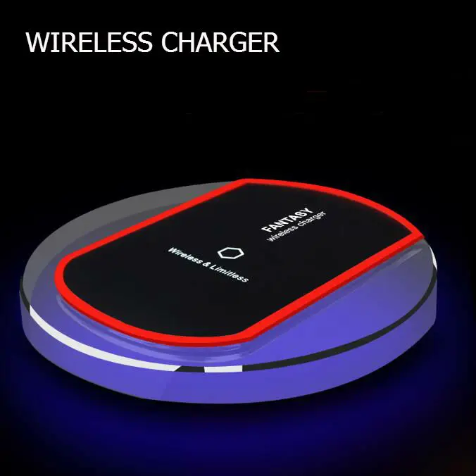

QI Wireless Charger For Samsung Galaxy S6/S6 Edge& for iphone8/8plus & for iphoneX with Retail packing XCLUSIVE