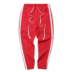 Для мужчин хлопок бегунов хип-хоп мода Дамские шаровары Весна Для мужчин S Повседневное свободные штаны Панталоны
