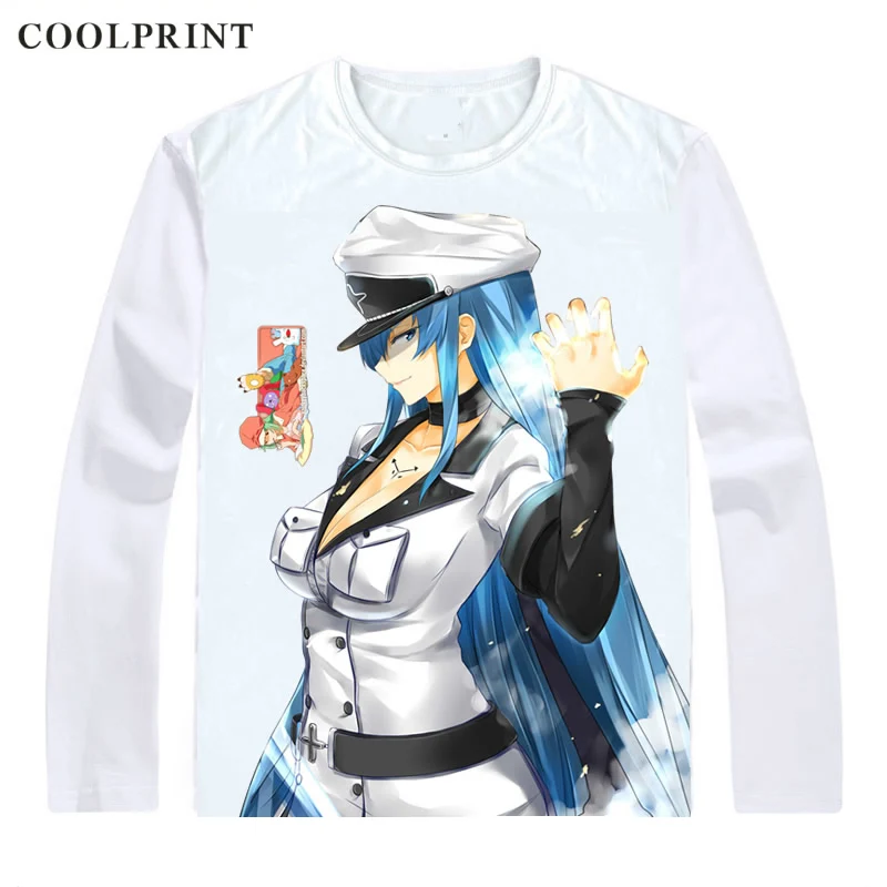 Akame Ga Kill! ¡Akame ga Kiru! de Manga larga, camisa de Anime, Slashes, Jaegers, Kurome, esdé, Esdeath, Esudesu, Cosplay|Camisetas| - AliExpress