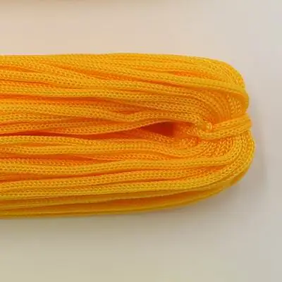QJH ручная пряжа для вязания крючком, плетеная нейлоновая пряжа для китайских тапочек с застежками-узелками, сумки, кукольная линия, Шелковый светильник, плетеная нить - Цвет: 3