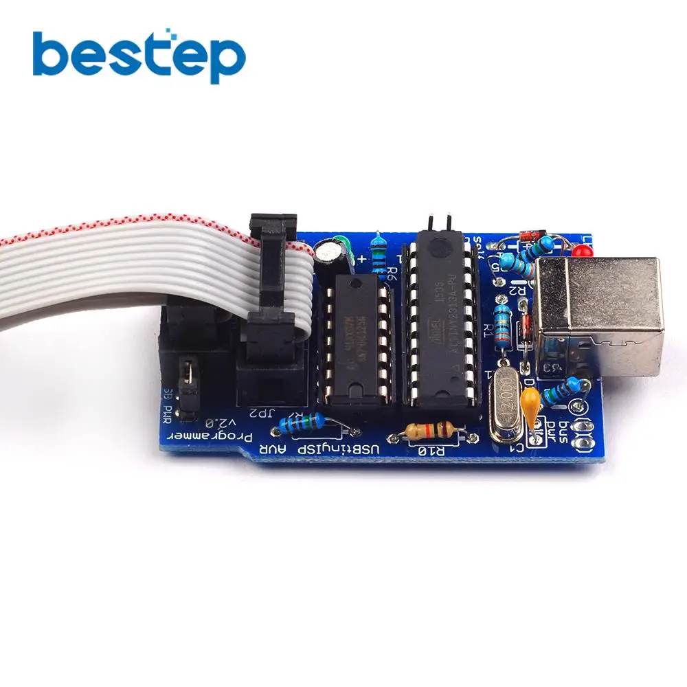 USBtinyISP AVR ISP программатор загрузчика для Arduino IDE Meag2560 UNO R3 с 10 pin кабель программирования один