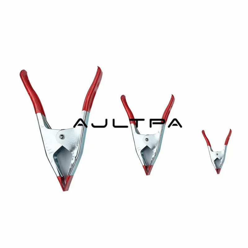 50Set 3Pcs/Set 2/4/6 Inch Multifunction Heavy Duty Metal Sheet Spring Clamps Tent Clip With A-type And Surface Galvanized | Обустройство