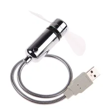 Гибкий светодиодный usb-вентилятор с реальным дисплеем температуры времени Прочные мягкие лезвия USB гаджеты 40*8,8 см