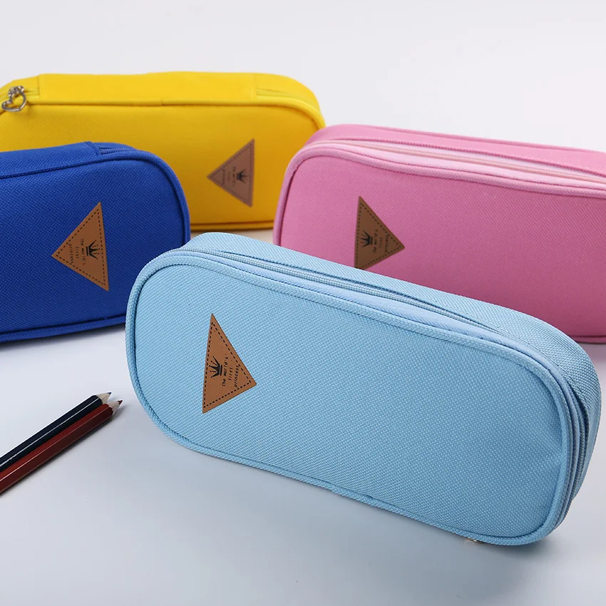 Холщовый органайзер для карандашей 1 шт.|student stationery|canvas pencilcanvas pencil case |