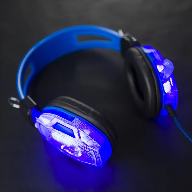 SOYTO Original Luminou Wired Gaming Headphones Stereo Bass Headset fone de ouvido Earphone auriculares With Mic for Gamer PC5