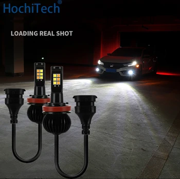 

Front fog light bulbs 55W 6000LM LED lights white yellow blue ice red for Hummer H2 H3 volvo C30 xc90 V40 V60 XC60 xc90