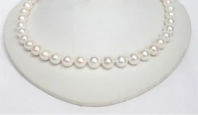 

Hot selling free shipping********NEW round 17" AAA 6-5 MM SOUTH SEA NATURAL White PEARL NECKLACE 14KGP GOLD CLASP