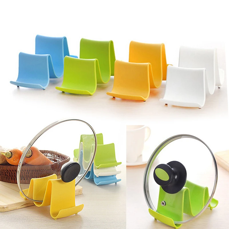 

1PCS Wave Style Pan Pot Cover Spoon Lid Rack Rest Stand Holder Kitchen Utensil Hot Item