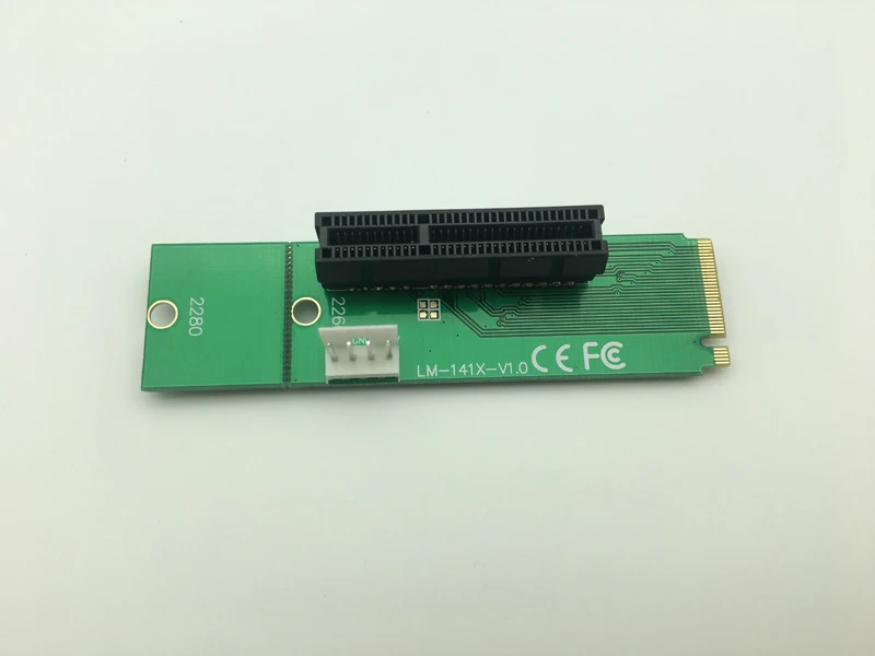 Новый NGFF M2 M.2 PCI E 4x 1x переходная плата для слота карты адаптер мужчин и женщин PCIE