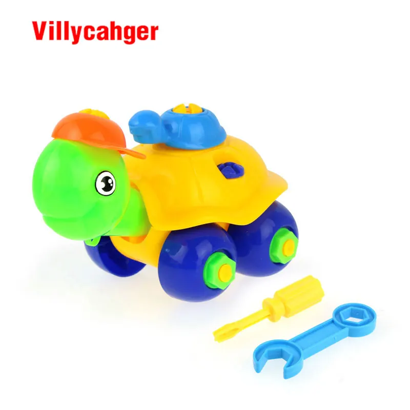 

1 Pcs New DIY Disassembling Small Elephant Building Blocks Children Assembled Model Tool Clamp With Screwdriver Educational Toys