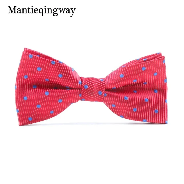 Mantieqingway/модные галстуки-бабочки для маленьких мальчиков, для детей, в горошек, галстук-бабочка с принтом, унисекс, Для худой шеи, галстук для свадебной вечеринки - Цвет: 247