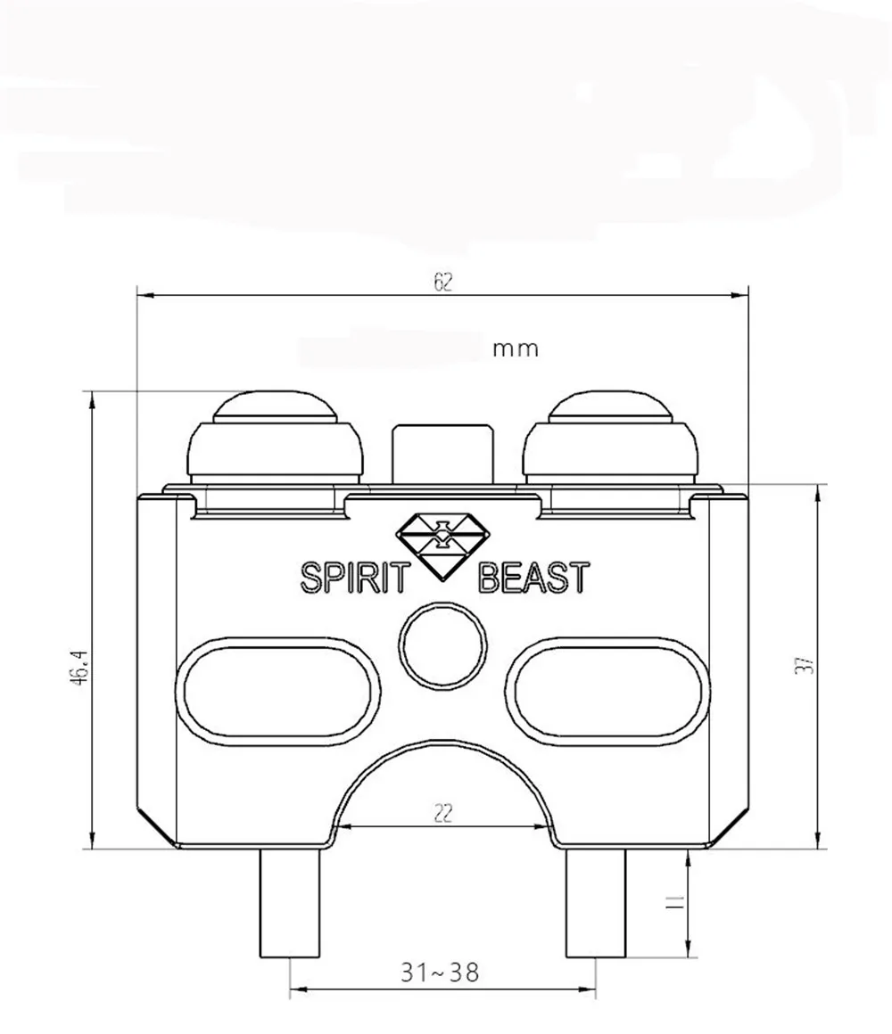 SPIRIT BEAST мотоциклетная ручка с кодом самоблокирующийся двойной переключатель конверсионный Руль управления освещением Аксессуары для мотоцикла