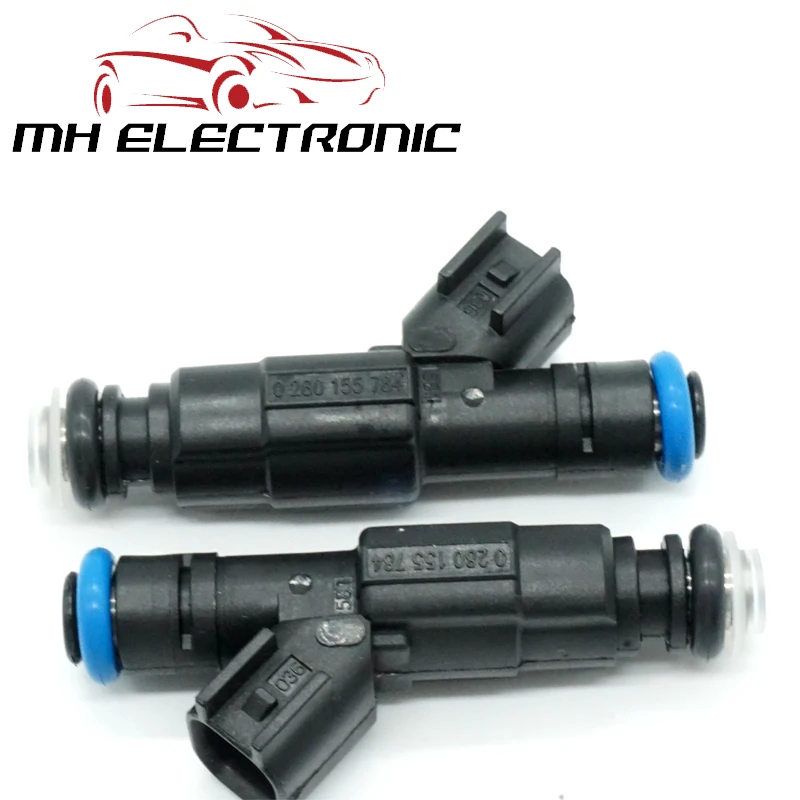 MH Electronic 2 шт./пара топливный инжектор 0280155784 для Jeep Cherokee Grand Wrangler 4.0L 1999 2000 2001 2002 2003