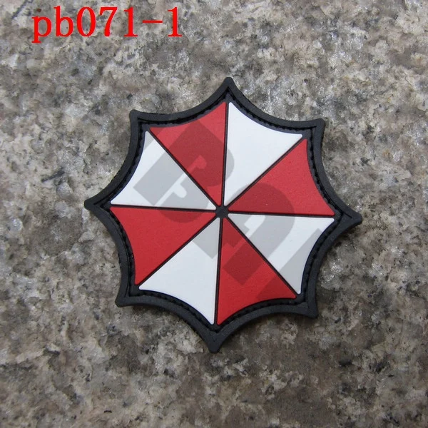 3D PVC patch Biohazard Umbrella Corporation LOGO - Цвет: PB071