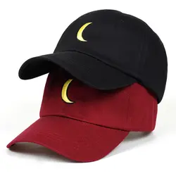 2019 Новая Луна папа шляпа мультфильм вышитые бейсболка согнутая модный бренд snapback хип-хоп кепки шапки Bone Garros