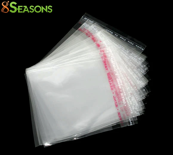 8 сезонов 200 прозрачные Самоклеющиеся пластиковые пакеты 7x6 см(B07380