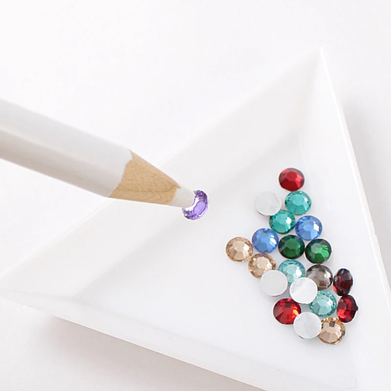 Get Rhinestone Picker Aliexpress Alibaba Group 1pc Gem Crystal Rhinestones Picker Pencil Nail Art Tool White Wax Pen China Mainland
