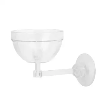 

Aquatic Plant Pot Bowl Holder with Suction Cup for Aquarium Fish Tank (Transparent)