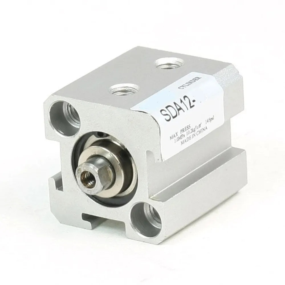 

1 Pcs 12mm Bore 20mm Stroke Stainless steel Pneumatic Air Cylinder SDA12-20