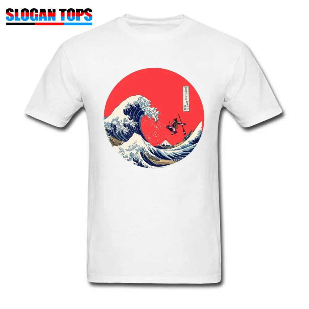 Design Kanagawa Hokusai 19027 Tshirts for Men Fashion NEW YEAR DAY Crew Neck 100% Cotton Short Sleeve Tshirts Sweatshirts Kanagawa Hokusai 19027 white