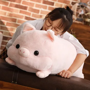 

Plush toy cartoon love pig warm handkerchief doll pillow office home cushion lunch break pillow plush baby doll
