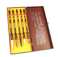 Authentic Huzhou calligraphy brush set for woolen and weasel hair Writing brush